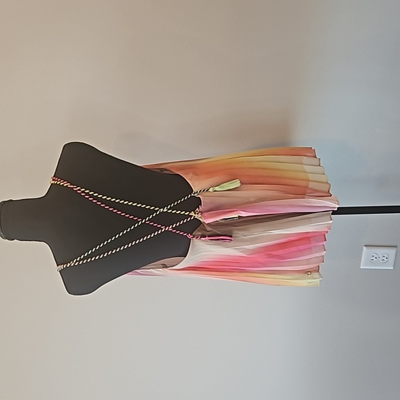 NWT Scotch & Soda | Pleated Rainbow Sleeveless Top | Womens 40 (Large) - Picture 6 of 9